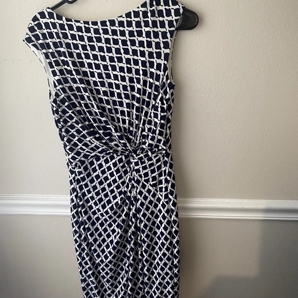 Lauren Ralph Lauren Black and White print Dress size 8 - Picture 2 of 12